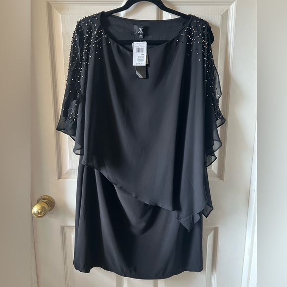 X by Xscape Dresses & Skirts - NWT X by Xscape evening dress black mini Sz 16P